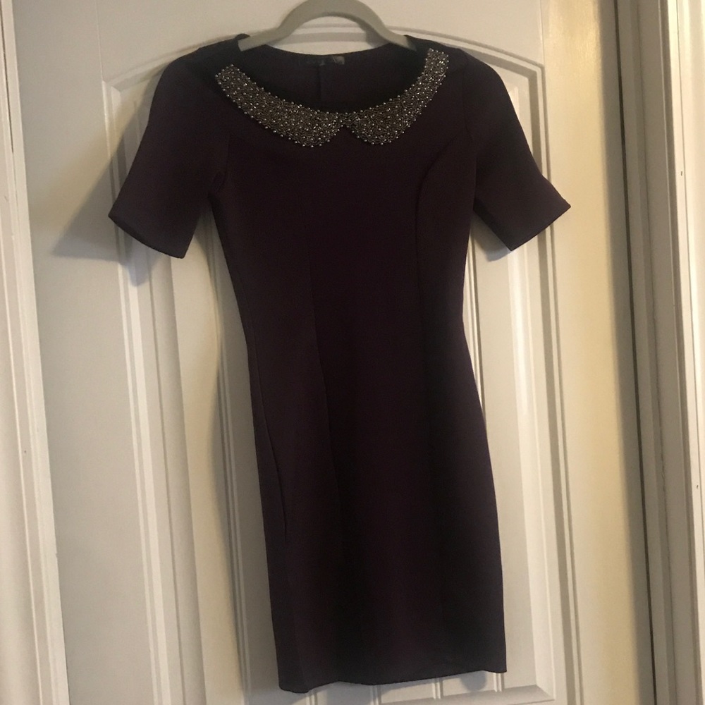 Dark Purple Cocktail Dress